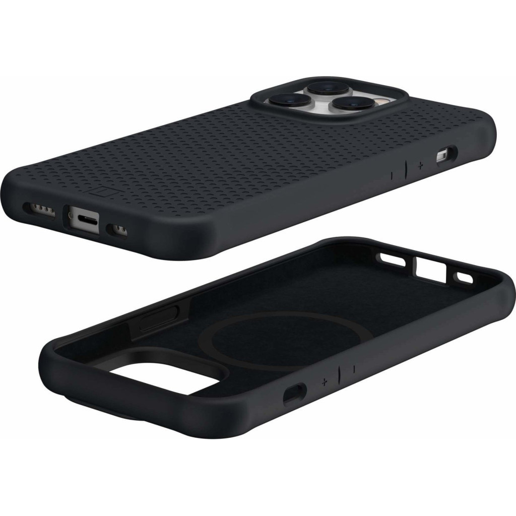 Чохол до мобільного телефона UAG [U] Apple iPhone 14 Pro Dot Magsafe, Black (114082314040) - изображение 10