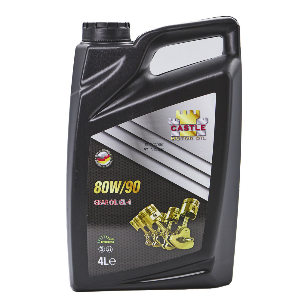Трансмісійна олива CASTLE MOTOR OILS 80W90 4л - изображение 1