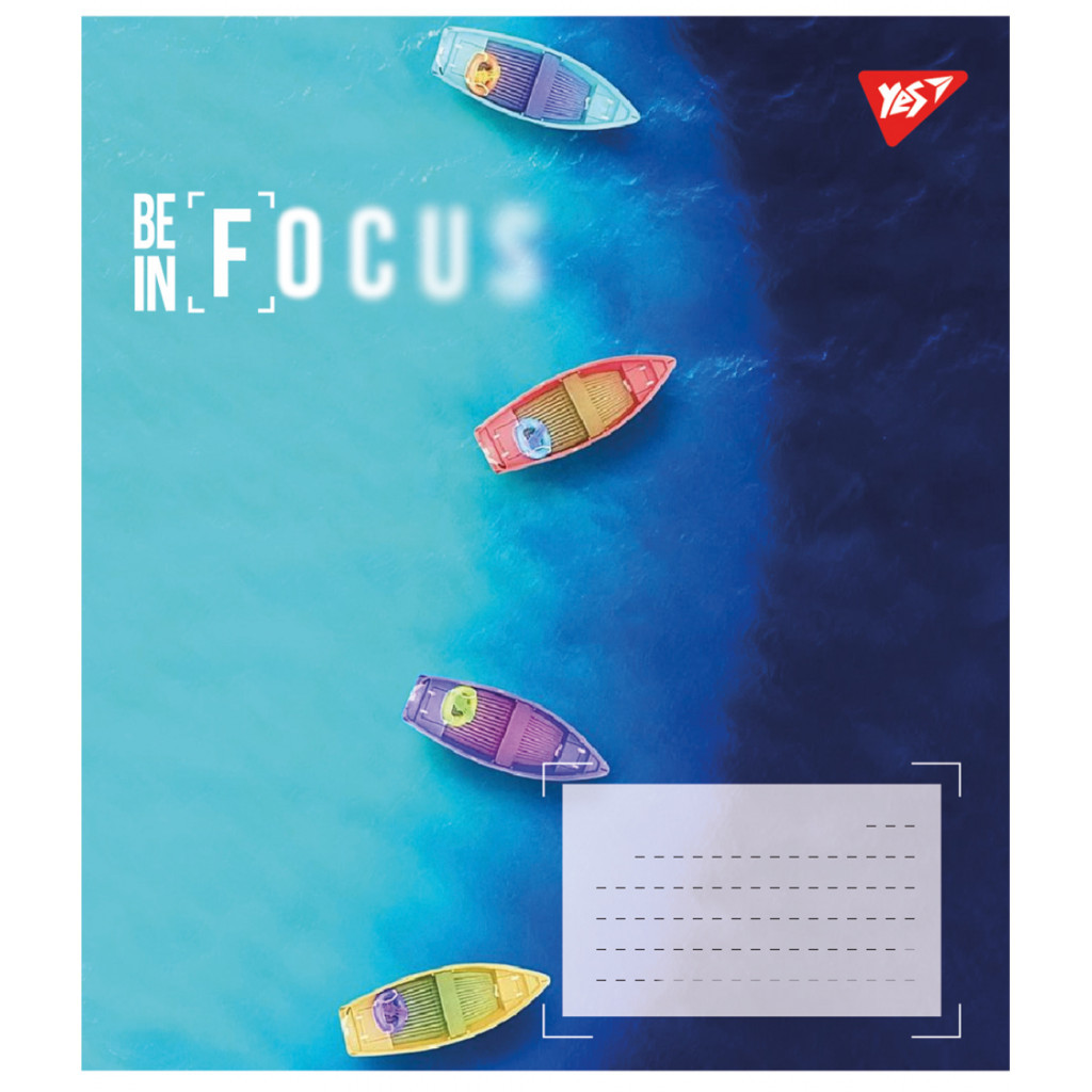 Зошит Yes Be in focus 60 аркушів лінія (767408) - зображення 2