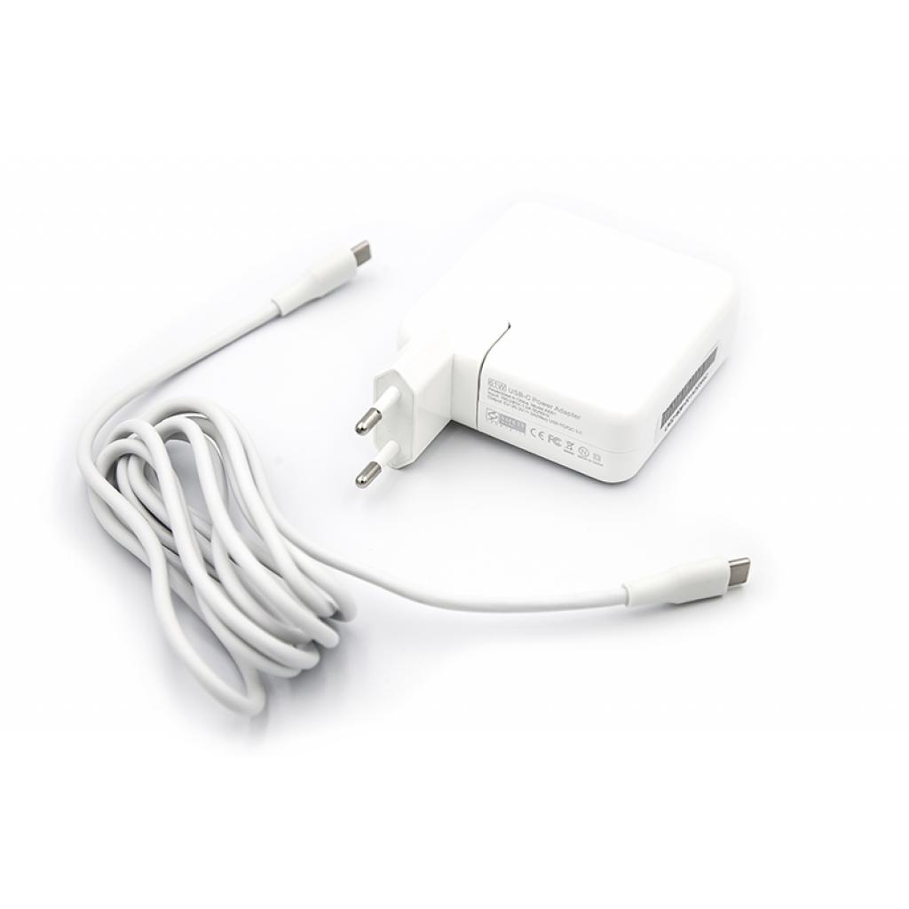 Блок живлення до ноутбуку PowerPlant APPLE 220V, 20V 61W (USB Type-C) (AP61HCUSB) - зображення 2