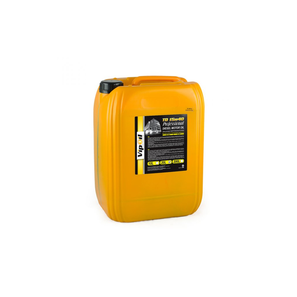 Моторна олива VIPOIL Professional TD 15W-40 CD/SF, 20л (0162851) - зображення 1