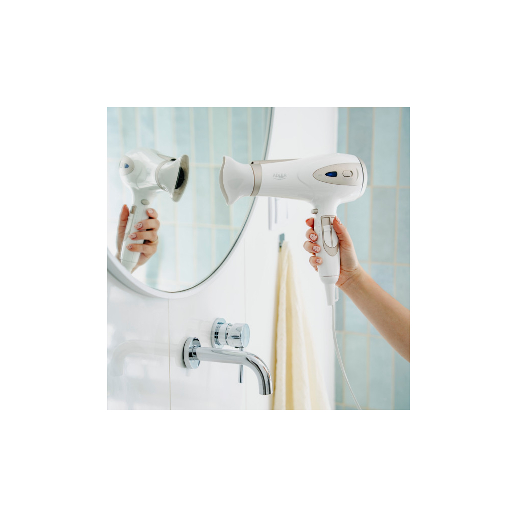 Фен Adler AD 2248 white (AD2248W) - зображення 9