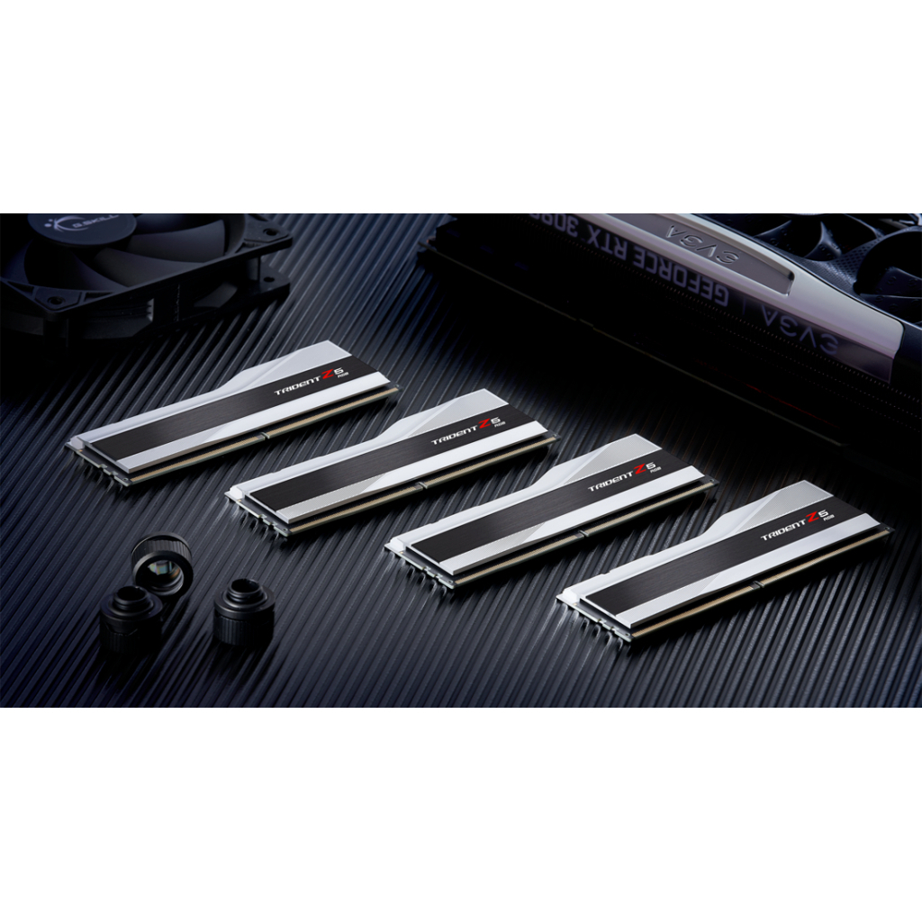 Модуль пам'яті для комп'ютера DDR5 32GB (2x16GB) 6000 MHz Trident Z5 RGB Silver G.Skill (F5-6000J3238F16GX2-TZ5RS) - изображение 8