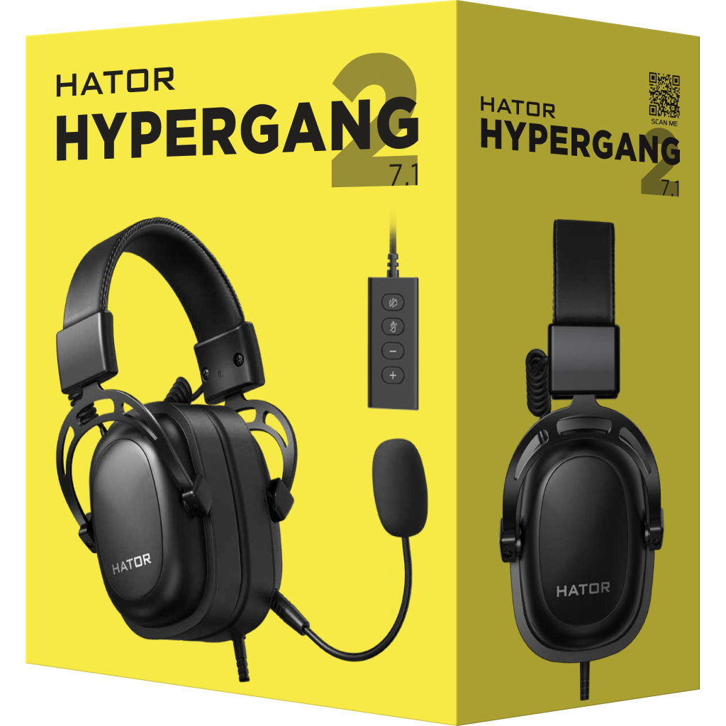 Навушники Hator Hypergang 2 USB 7.1 Black (HTA-940) - зображення 8