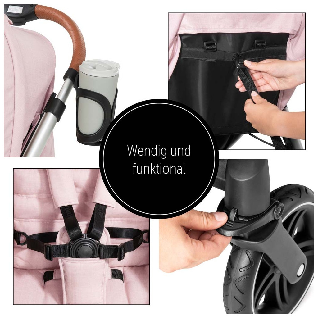 Коляска Hauck Uptown Melange Rose (14826-6) - зображення 8