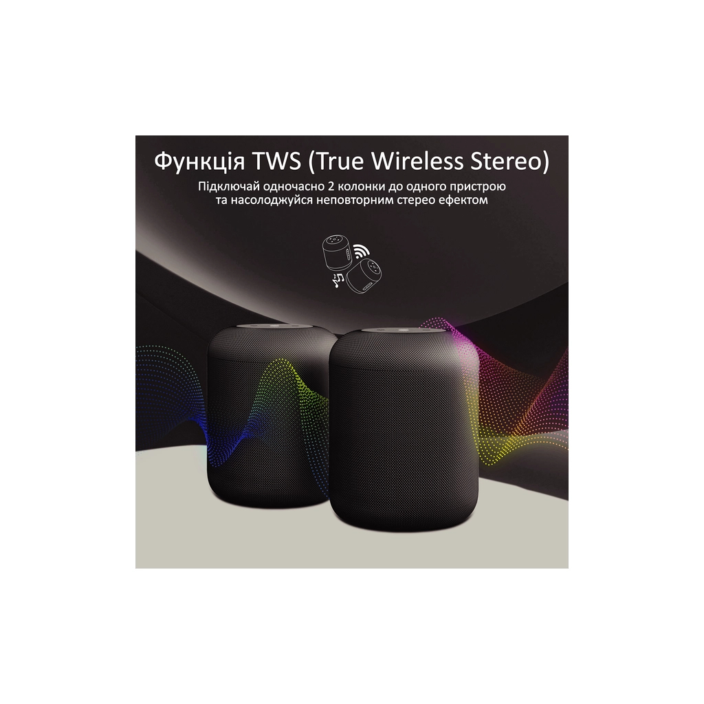 Акустична система Promate Boom-10 Black (boom-10.black) - зображення 5