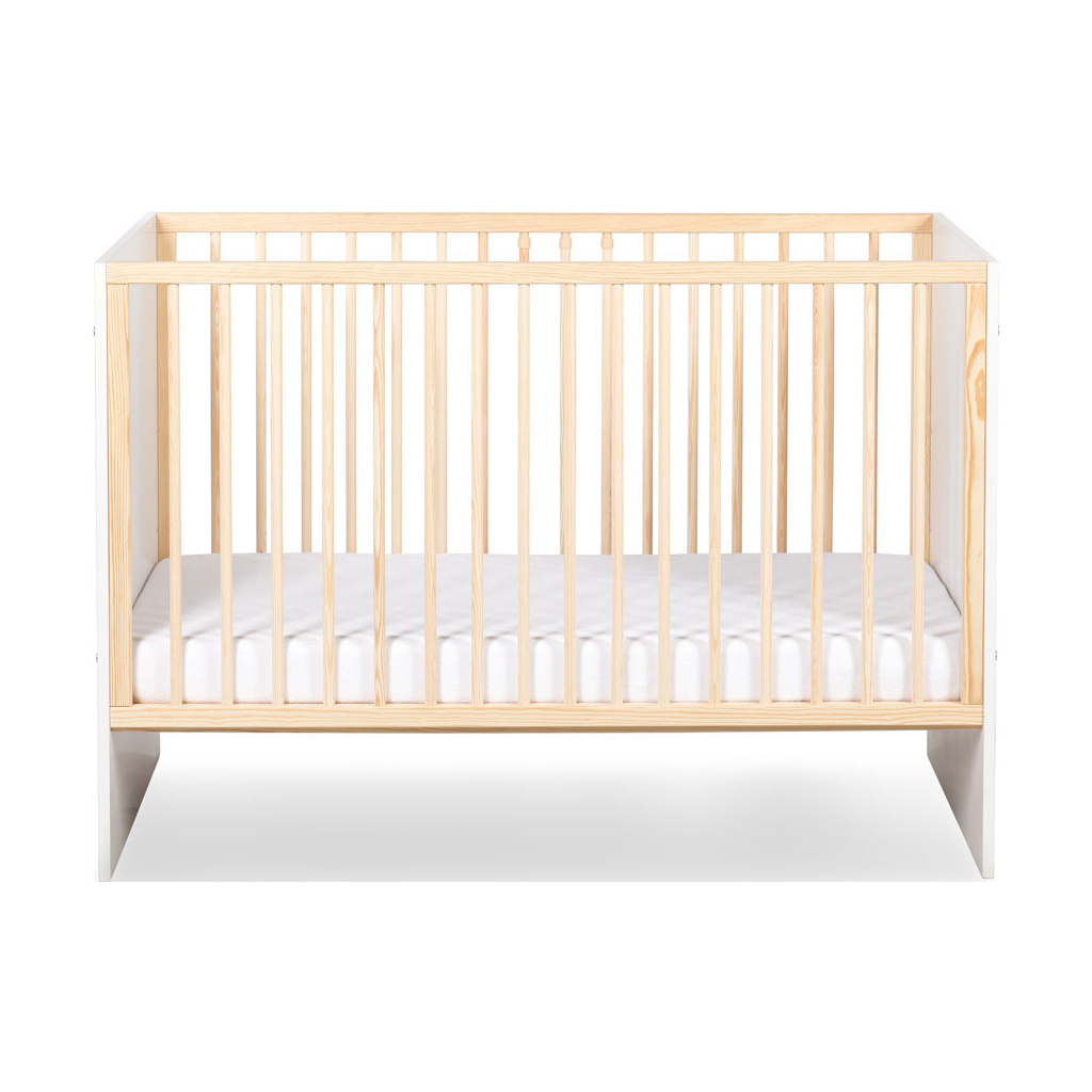 Ліжечко Klups Willy 120 х 60 см Біле/Сосна (WILLY1) - зображення 3