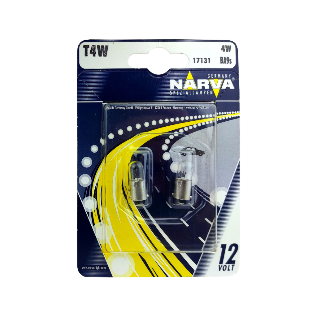Автолампа Narva T4W 17131 (228185) - зображення 1