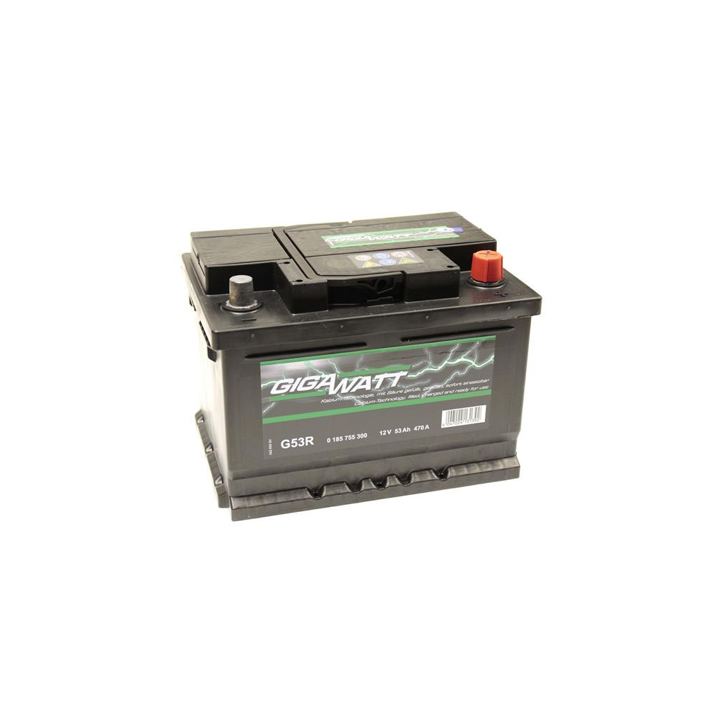 Акумулятор автомобільний GigaWatt 53А (0185755300) - зображення 3
