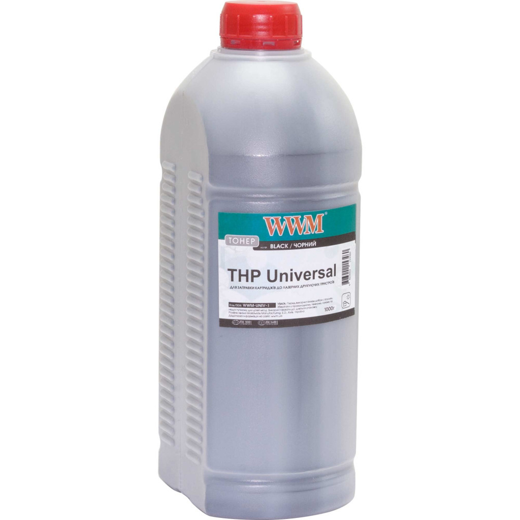 Тонер HP LJ Universal 1000г Black WWM (WWM-UNIV-1) - зображення 1