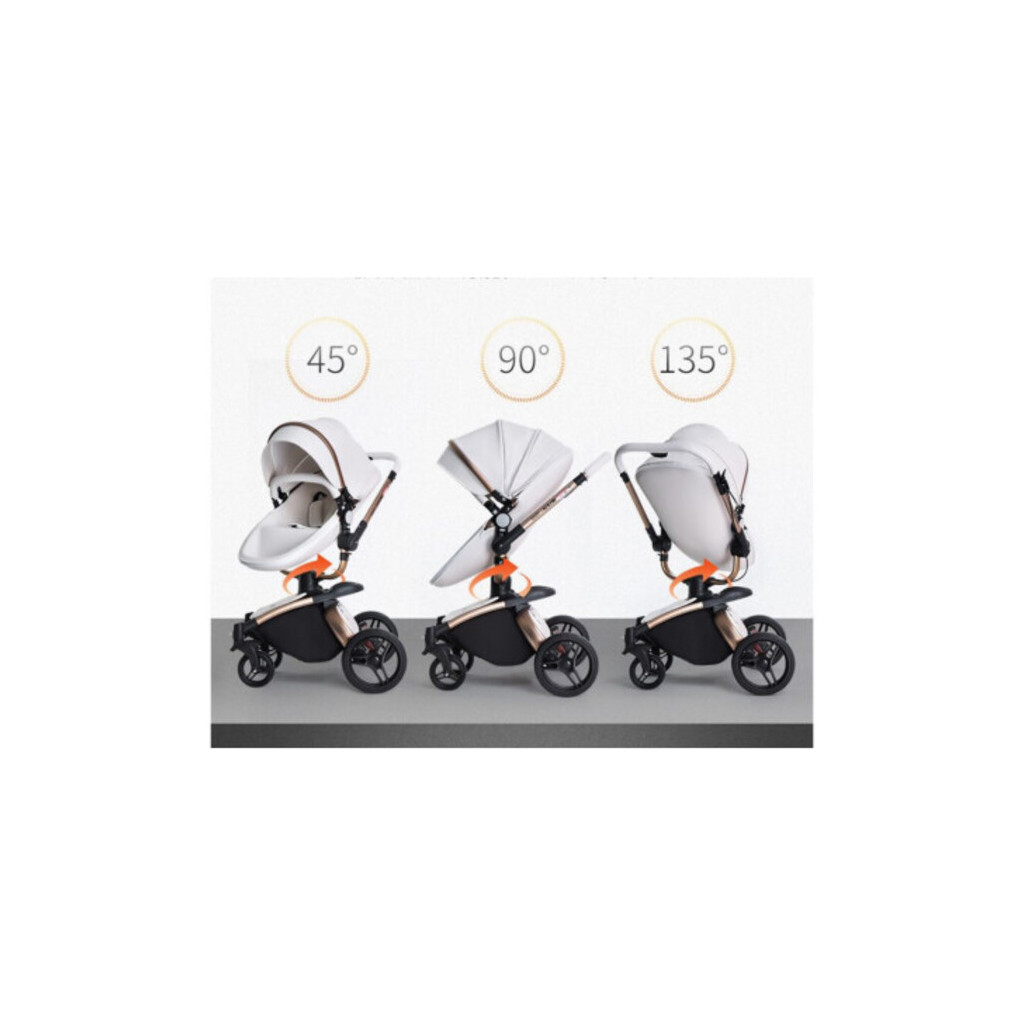 Коляска Bonbonle 2 в 1 AB-906 white (821488) - зображення 5