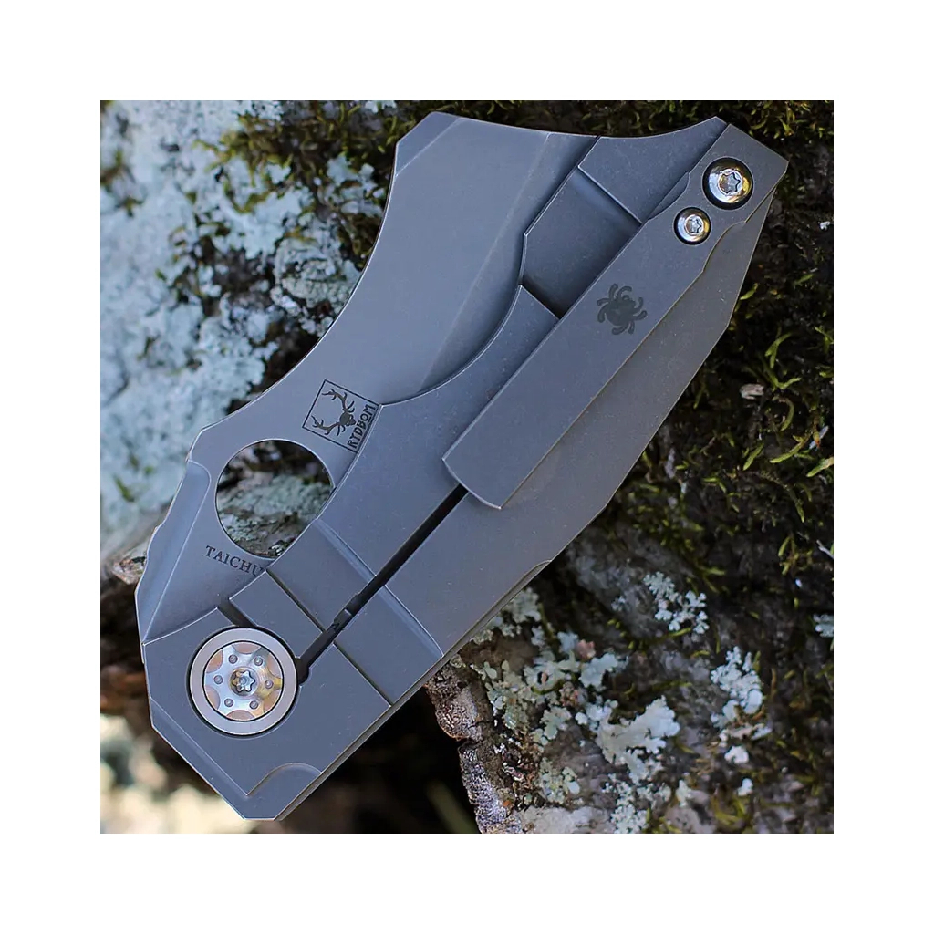 Ніж Spyderco Stovepipe CPM 20CV Titanium (C260TIP) - зображення 6