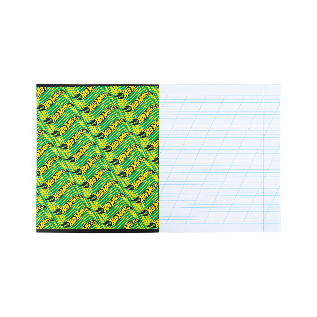 Зошит Kite Hot Wheels, 12 аркушів, коса лінія (HW25-235) - зображення 4