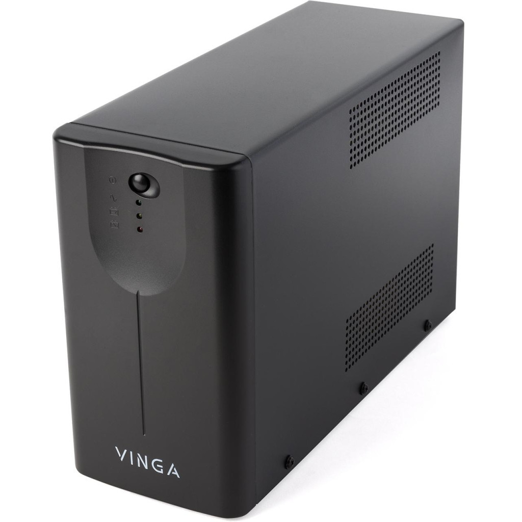 Пристрій безперебійного живлення Vinga LED 800VA metal case with USB (VPE-800MU) - зображення 7