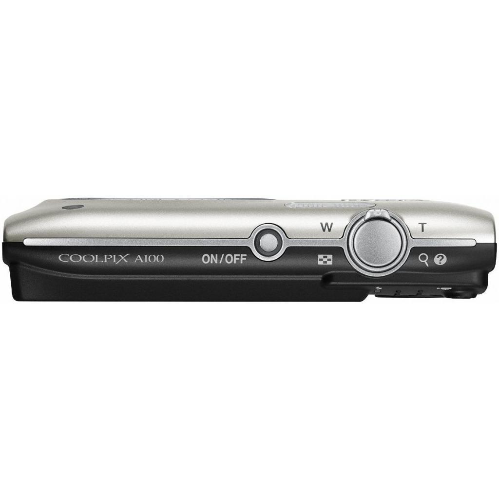 Цифровий фотоапарат Nikon Coolpix A100 Silver (VNA970E1) - зображення 4