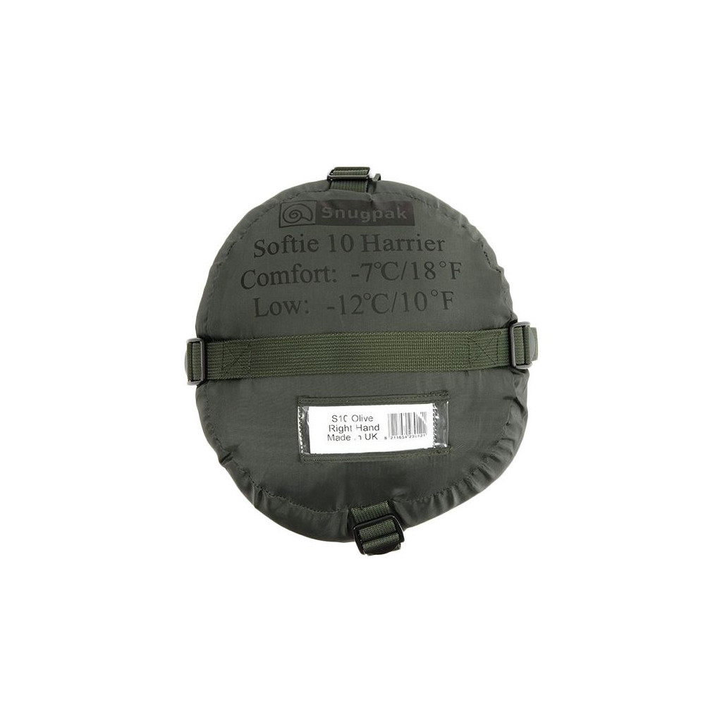 Спальний мішок Snugpak Softie 10 Harrier Right -7C/-12C 220х80 1,75 кг Olive (8211654230121) - зображення 2