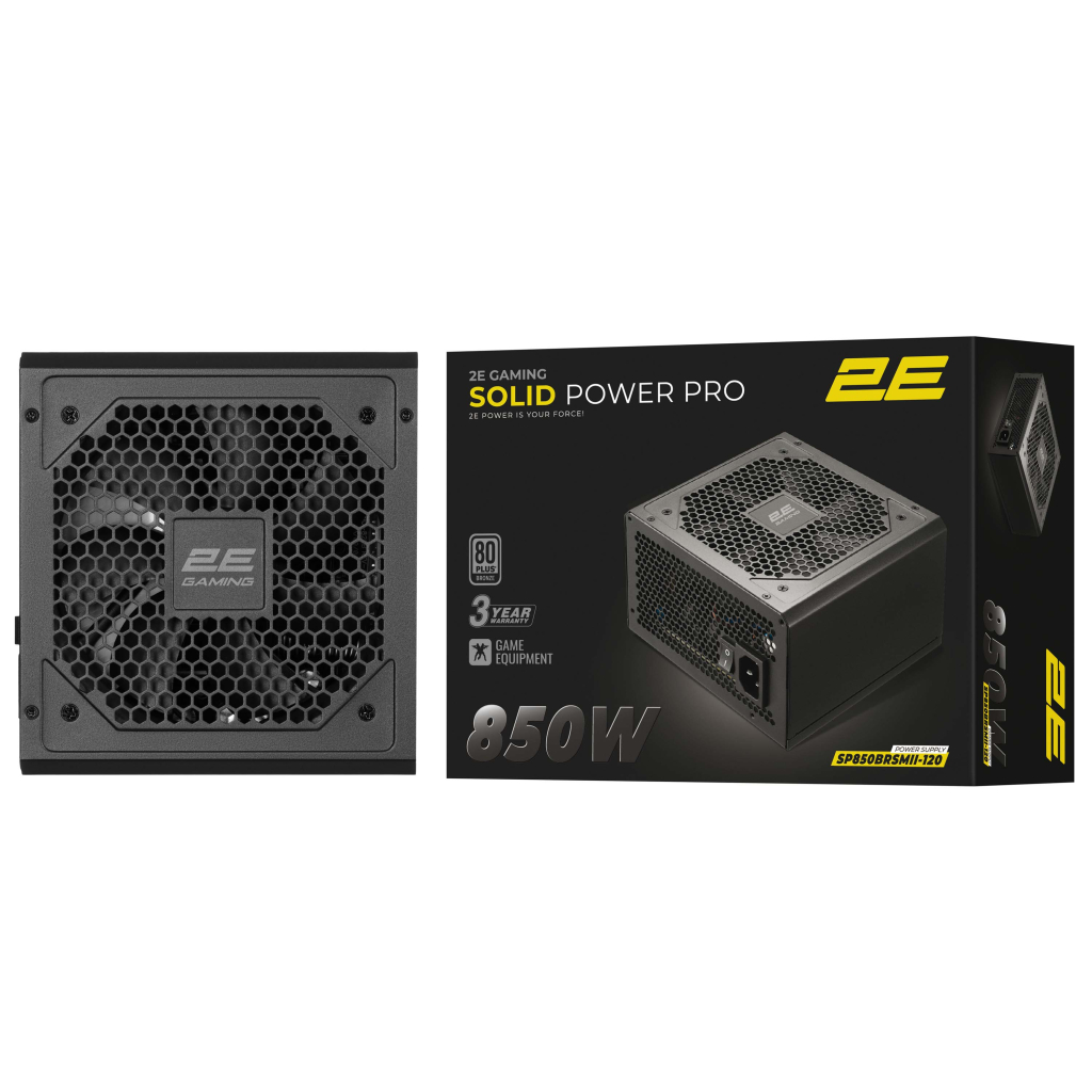 Блок живлення 2E 850W GAMING Solid Power Pro (2E-SP850BRSMII-120) - зображення 4