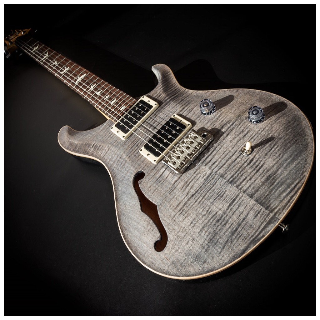 Гітара напівакустична PRS CE 24 Semi-Hollow Faded Grey Black - зображення 4