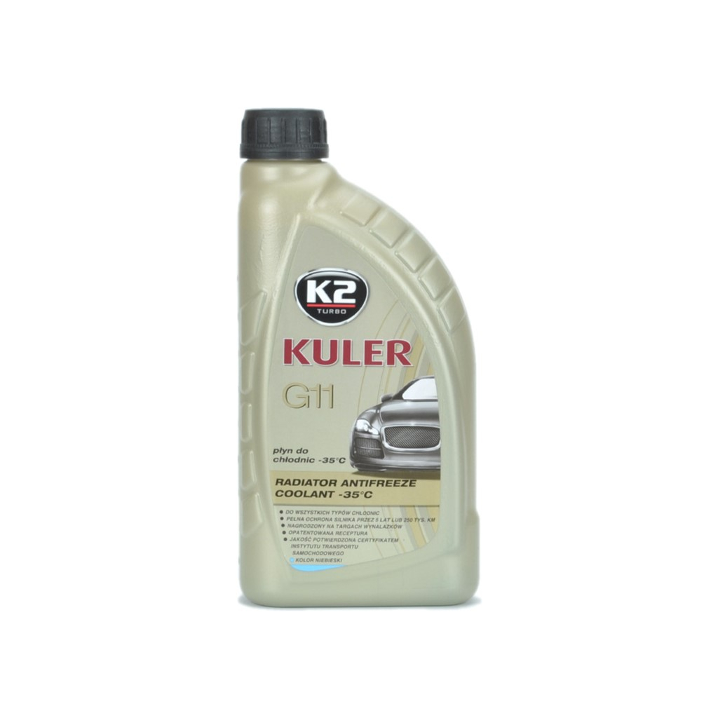 Антифриз K2 KULER -35C 1л BLUE (T201N) - изображение 1
