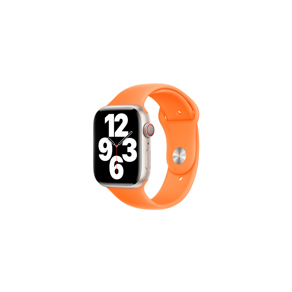 Ремінець до смарт-годинника Apple 45mm Bright Orange Sport Band (MR2R3ZM/A) - зображення 2