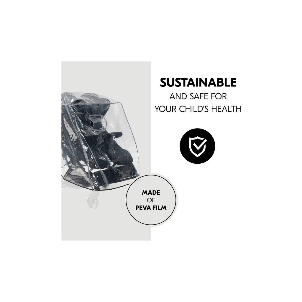 Дощовик Hauck Pushchair Raincover Duo (55081-6) - зображення 5