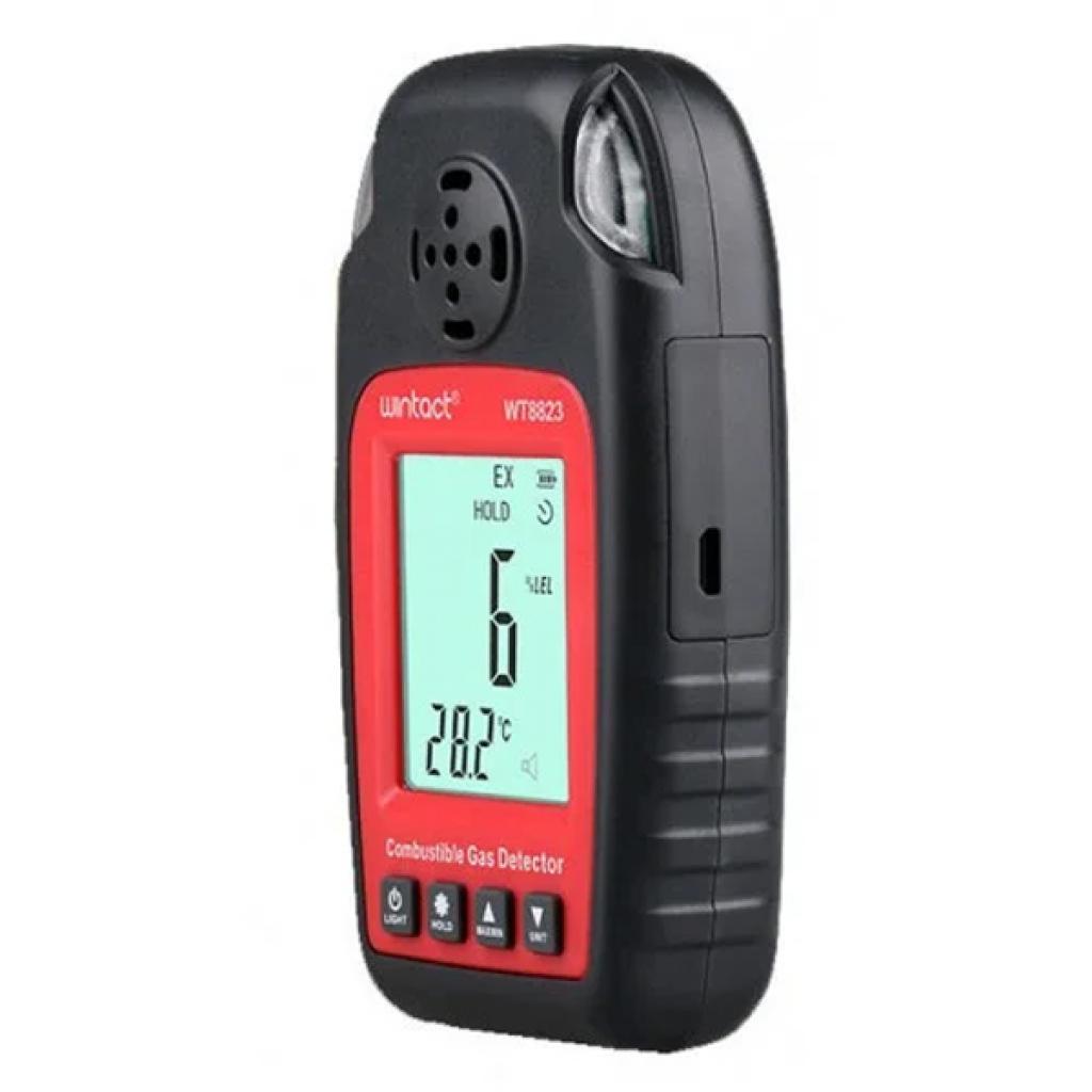 Газоаналізатор Wintact горючих газів + термометр (WT8823) - зображення 3