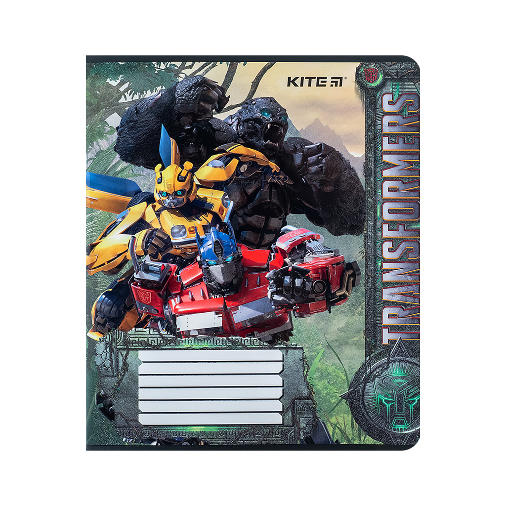 Зошит Kite Transformers 12 аркушів, клітинка (TF24-232) - зображення 6
