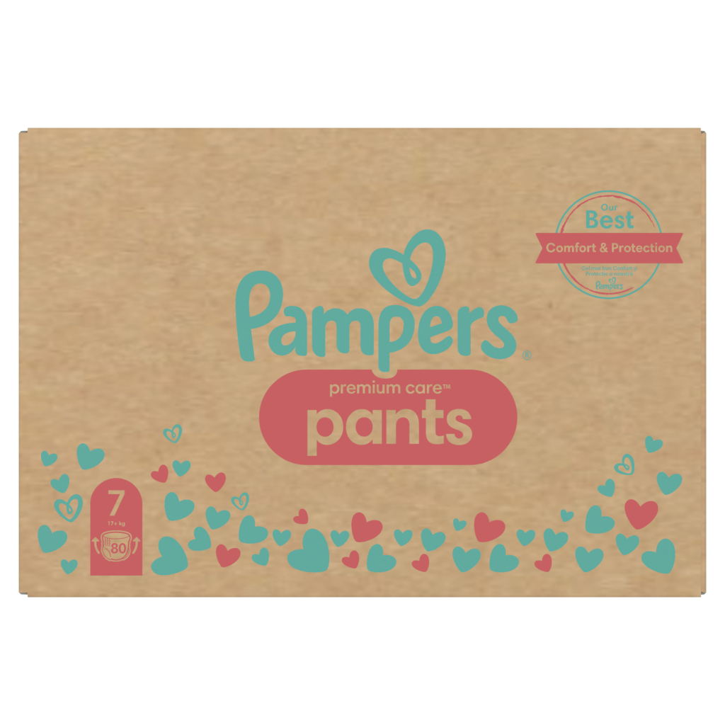Підгузки Pampers Premium Care Pants Трусики Розмір 7 (17+ кг) 80 шт. (8700216338981) - зображення 2