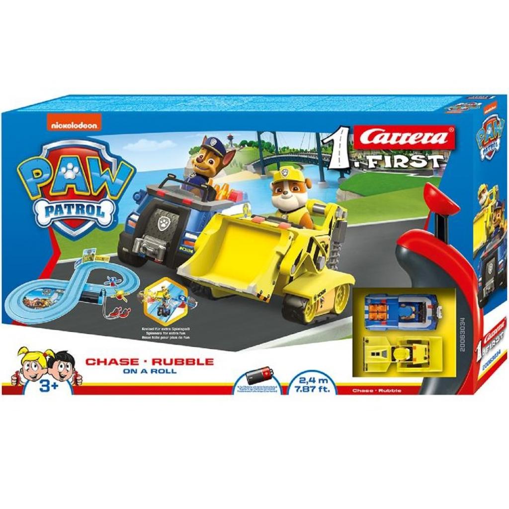 Автотрек Carrera First Щенячий патруль - В дорозі, довжина траси 2.4м (CR-20063034) - зображення 1