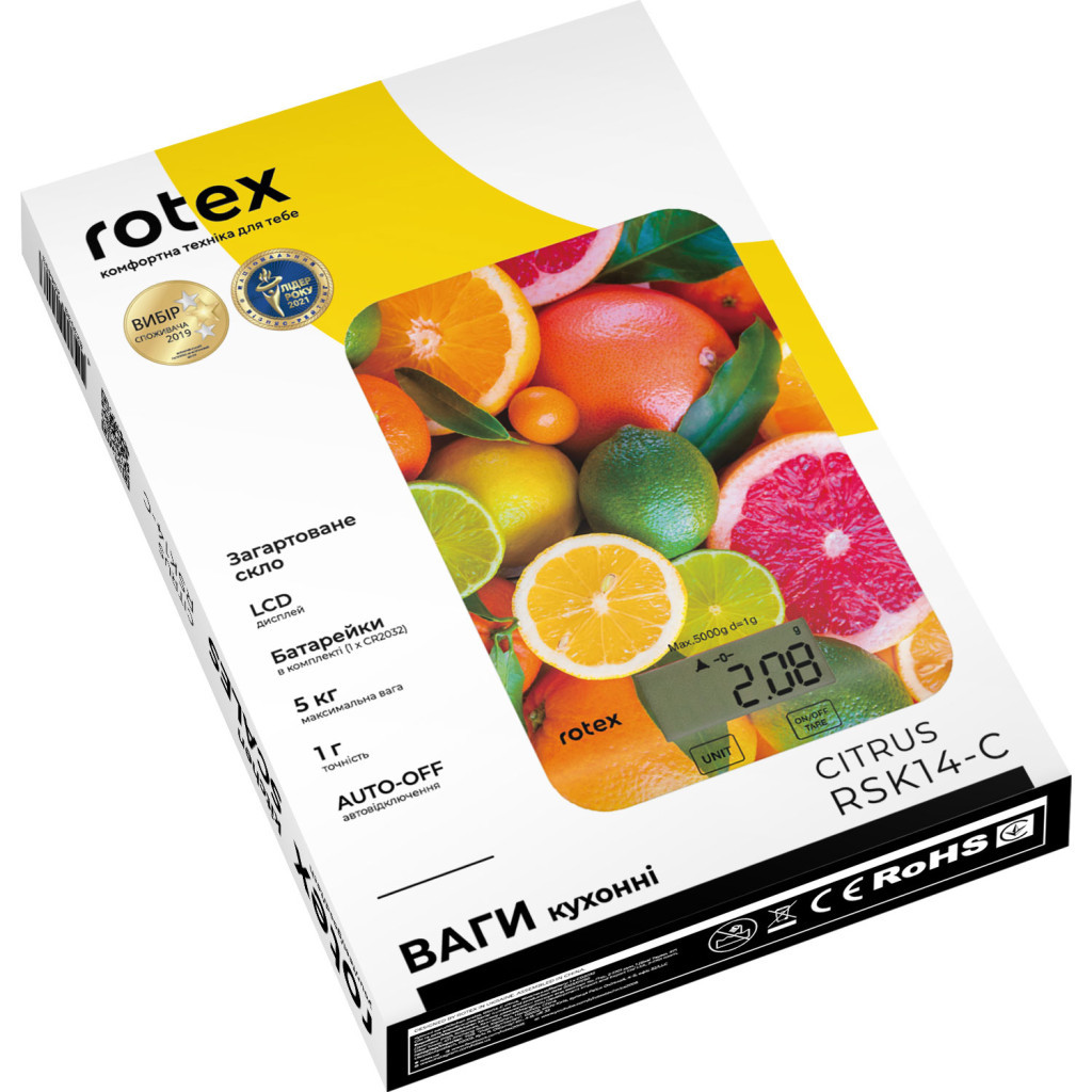 Ваги кухонні Rotex RSK14-C citrus - picture 5