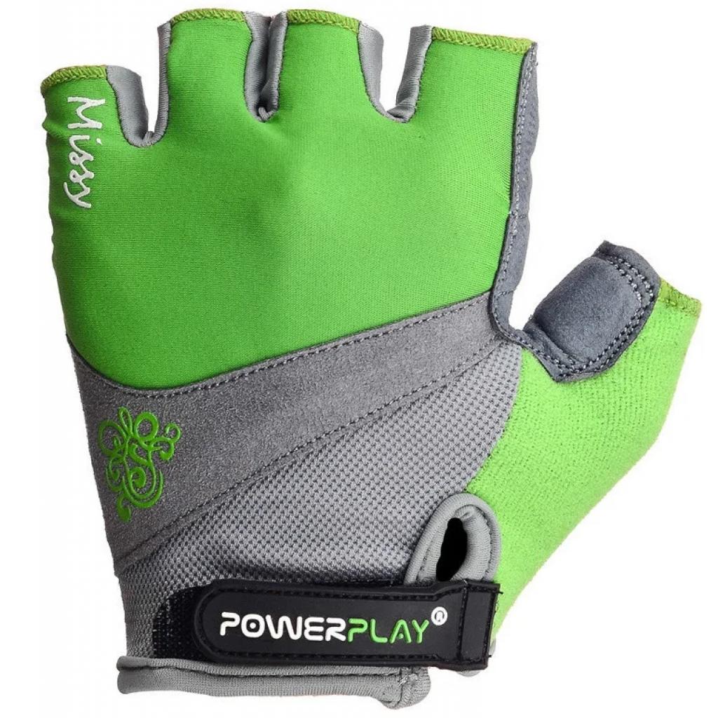 Велорукавиці PowerPlay Women 5277 Green S (5277D_S_Green) - зображення 2