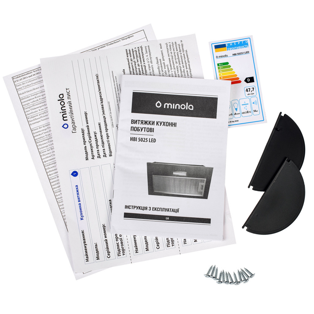 Витяжка кухонна Minola HBI 5025 I LED - изображение 10