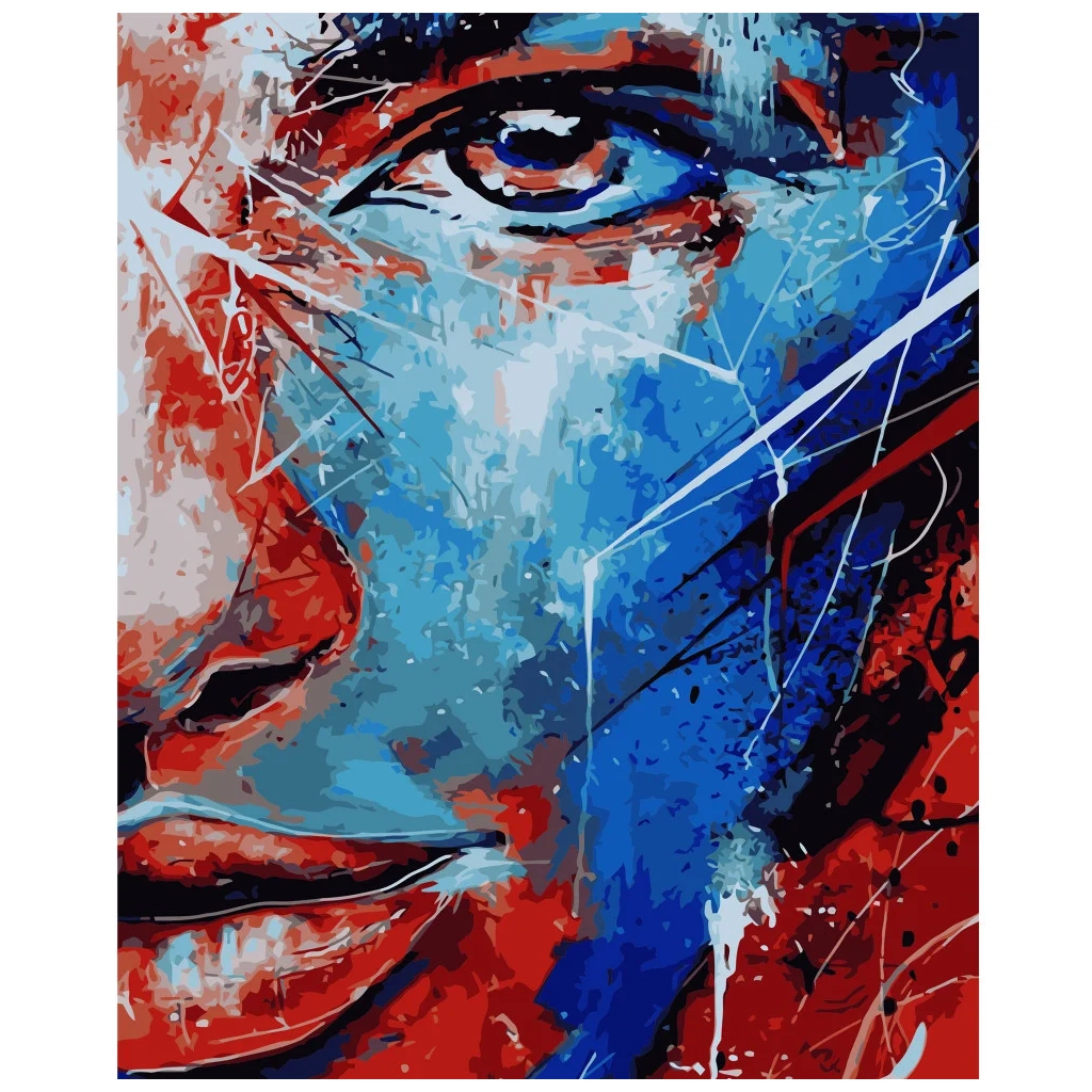 Картина по номерам Strateg Яскравий погляд VA-1098 40х50 см (4820220565754) - зображення 1