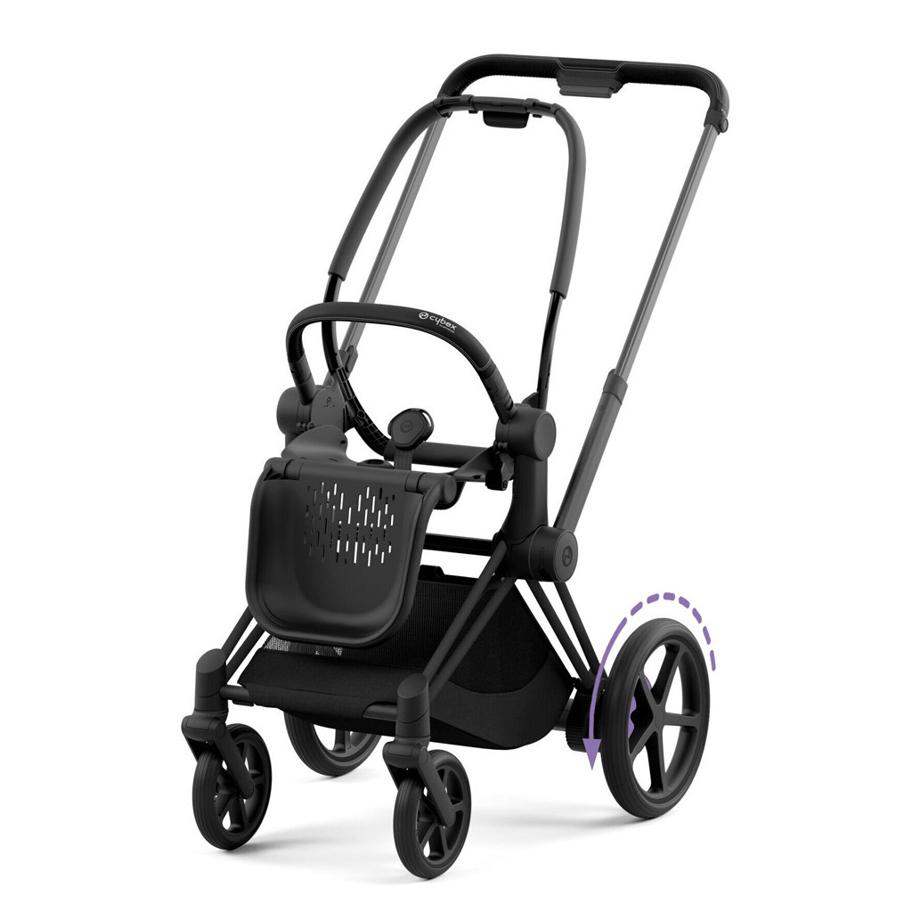 Шасі для коляски Cybex ePriam New Generation 2022 (Matt Black) (521002365) - зображення 1