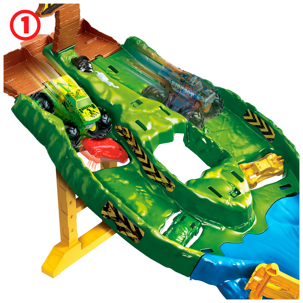 Автотрек Hot Wheels Перегони титанів серії Monster Trucks (HGV12) - зображення 5