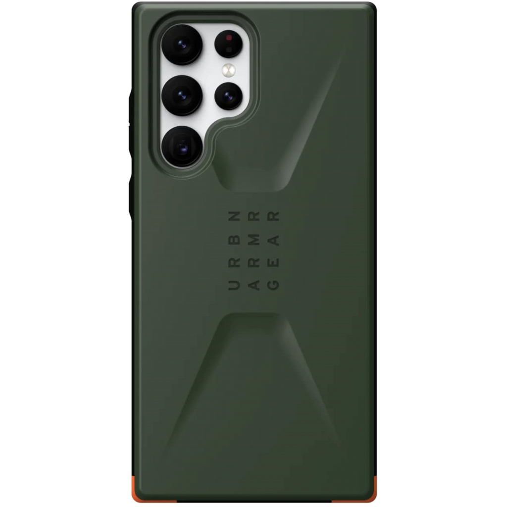 Чохол до мобільного телефона UAG Samsung Galaxy S22 Ultra Civilian, Olive (21344D117272) - зображення 1