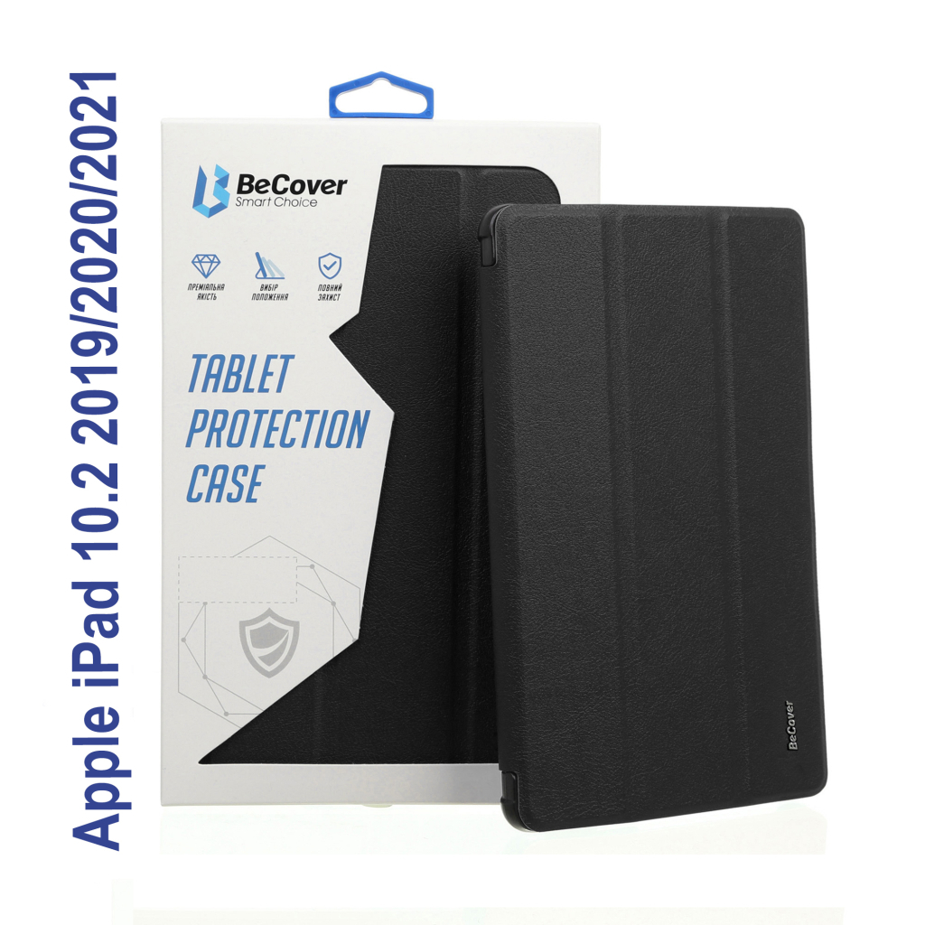 Чохол до планшета BeCover Soft Edge Pencil mount Apple iPad 10.2 2019/2020/2021 Black (706810) - зображення 1