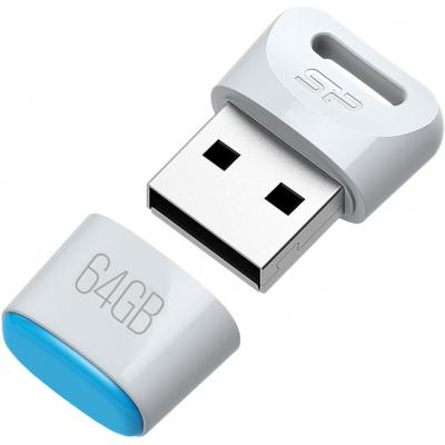 USB флеш накопичувач Silicon Power 64GB Touch T06 White USB 2.0 (SP064GBUF2T06V1W) - зображення 3