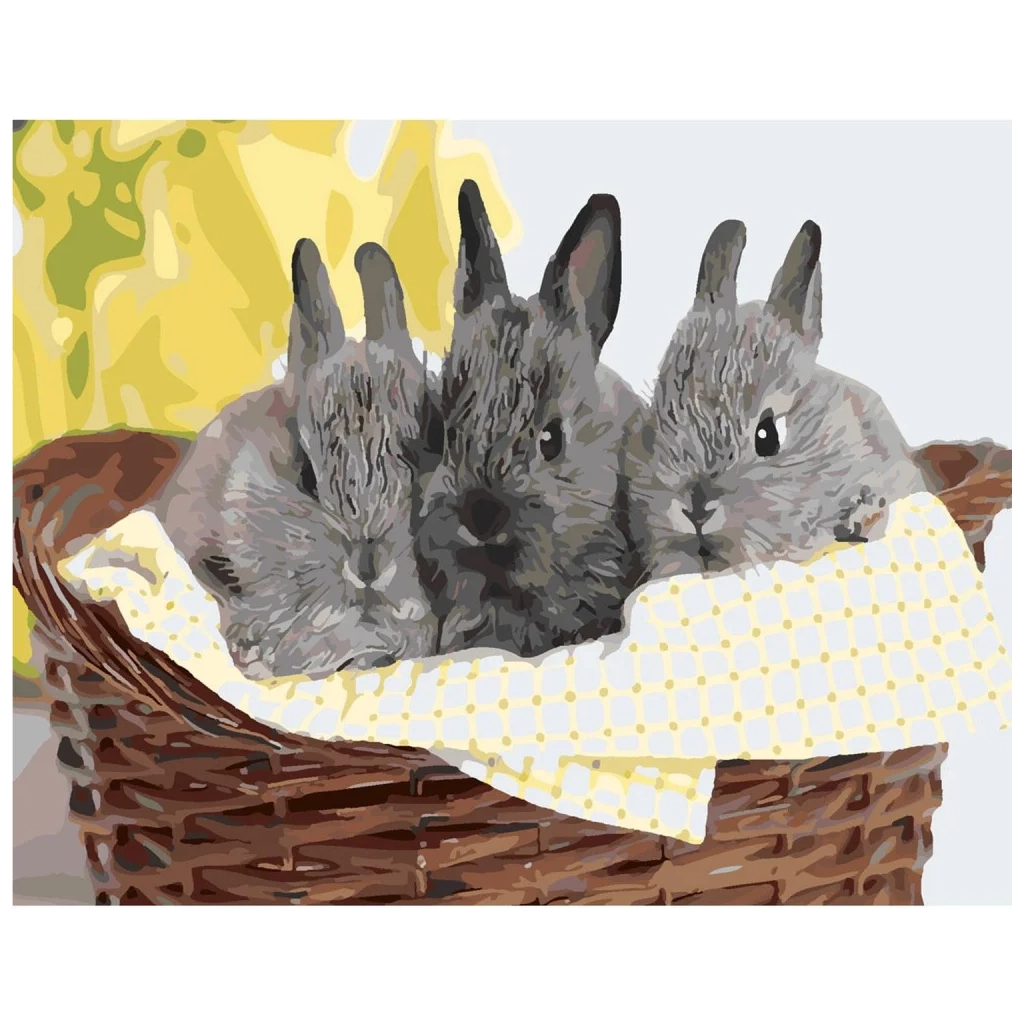 Картина по номерам Strateg Пухнастики 40х50 см (SY6314) - зображення 1