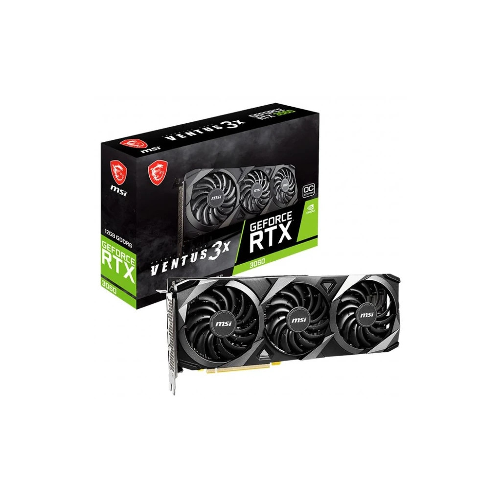 Відеокарта MSI GeForce RTX3060 12Gb VENTUS 3X OC (RTX 3060 VENTUS 3X 12G OC) - зображення 2