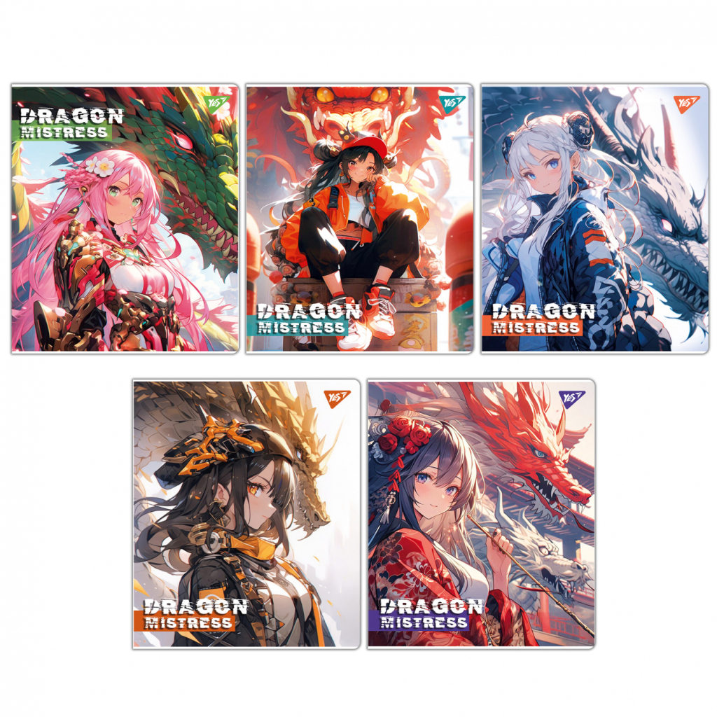 Зошит Yes Dragon mistress 18 аркушів лінія (767527) - зображення 1