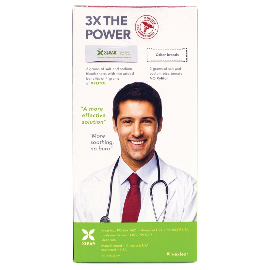 Мінерали Xlear сольовий засіб для промивання носових пазух із ксилітом (700596000063) - зображення 5