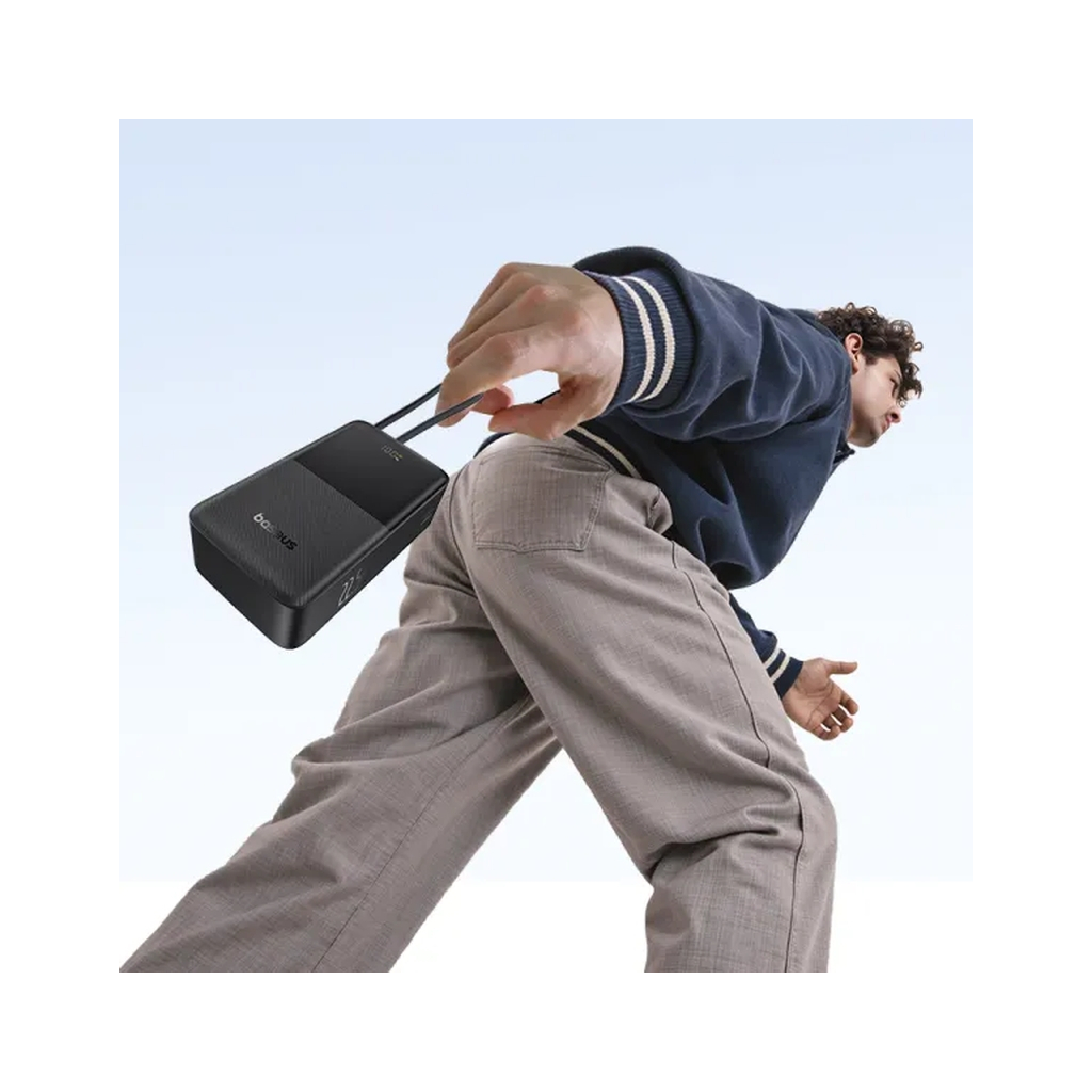 Батарея універсальна Baseus EnerFill FC51 Bipow2 Pro 30000mAh 22,5W build cab.USB-C black (E0028100) - изображение 11