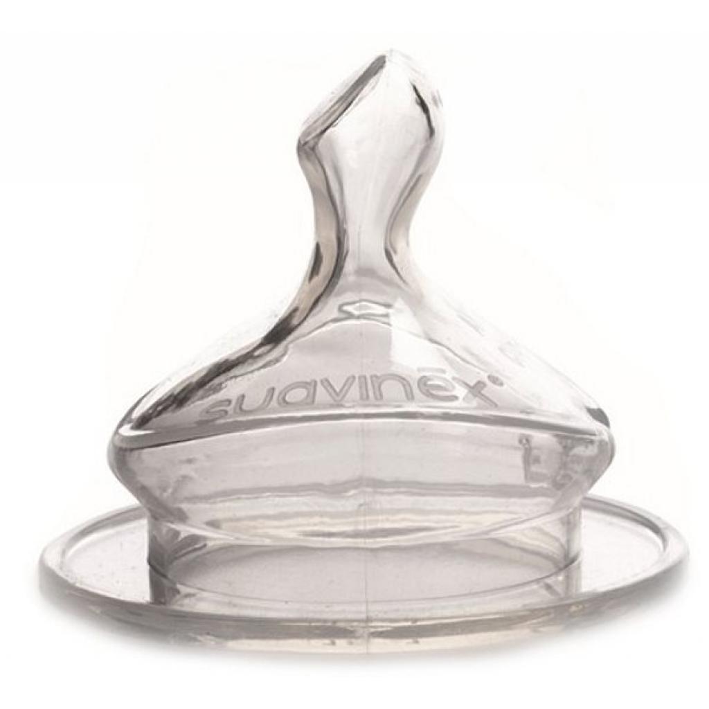 Соска Suavinex силіконова, анатомічна, швидкий потік, 6+ міс (300868) - изображение 1