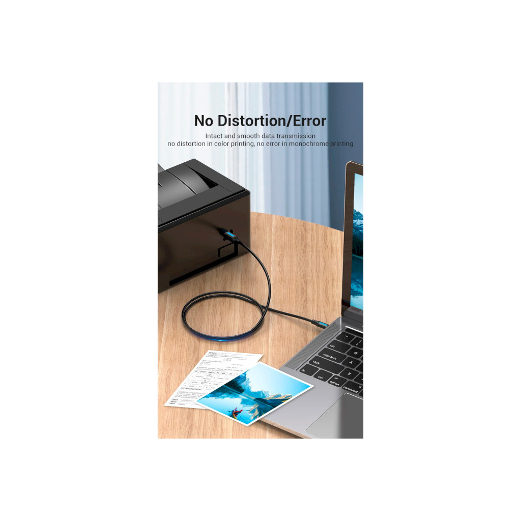 Кабель для принтера USB-C 2.0 to BM 2.0m 2.4А 480Mbps VENTION (CQUBH) - picture 5