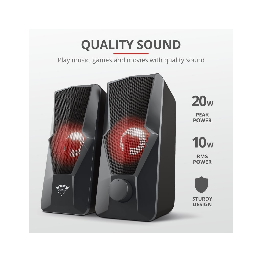 Акустична система Trust GXT 610 Argus Illuminated Black (23737) - зображення 8