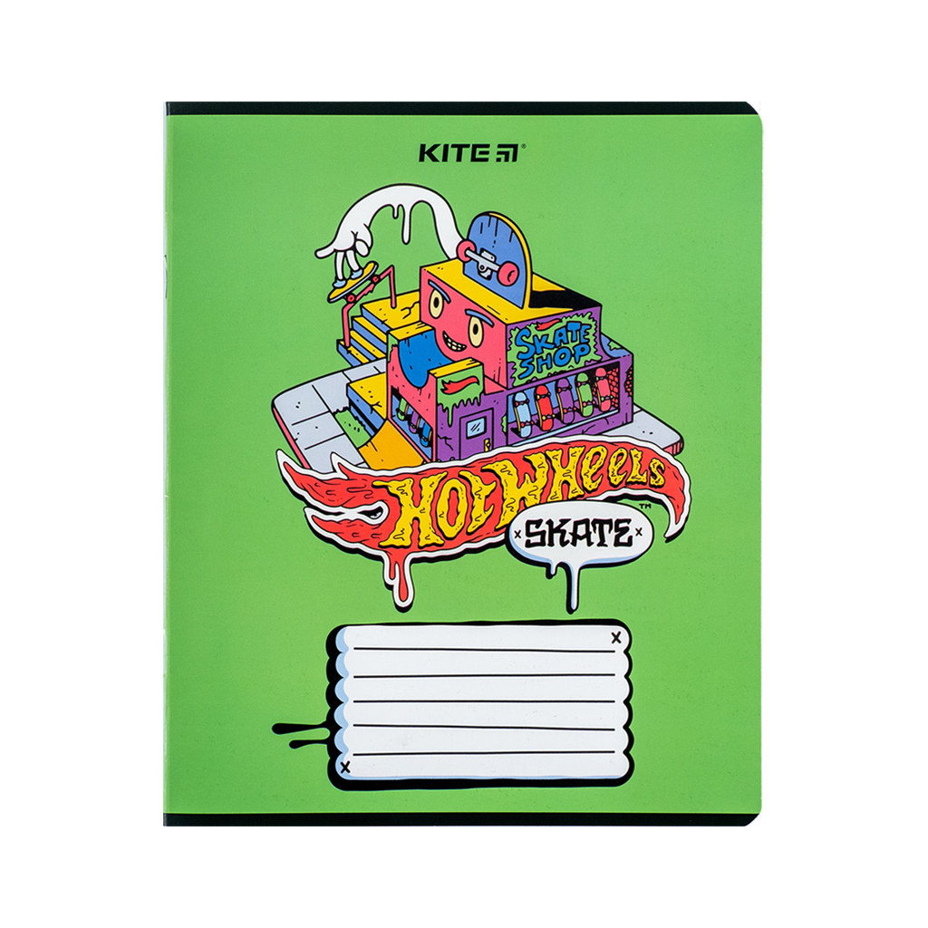 Зошит Kite Hot Wheels 18 аркушів, лінія (HW24-237) - зображення 10