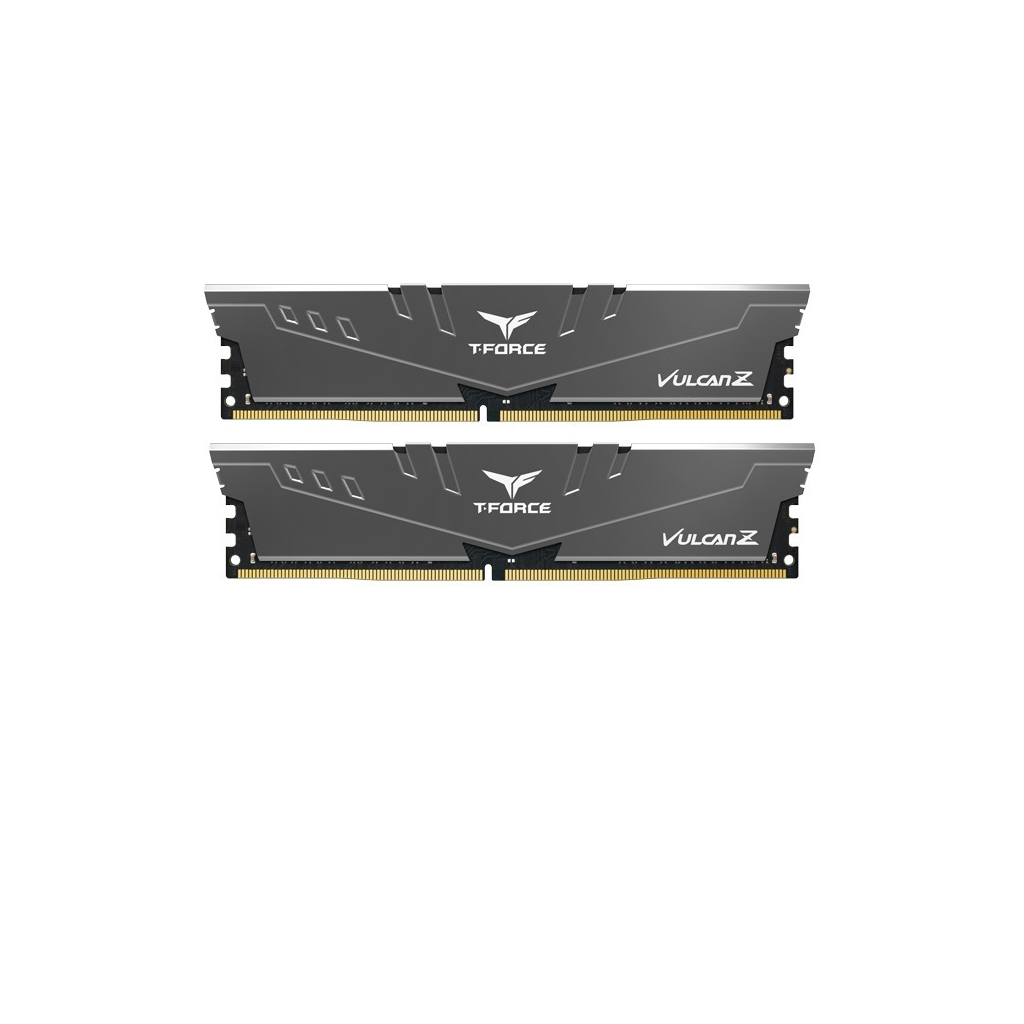 Модуль пам'яті для комп'ютера DDR4 16GB (2x8GB) 3200 MHz T-Force Vulcan Z Gray Team (TLZGD416G3200HC16FDC01) - зображення 1