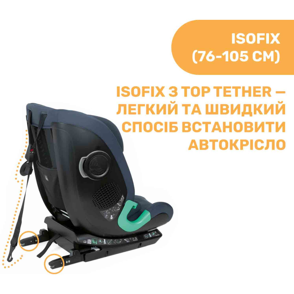 Автокрісло Chicco MySeat i-Size Air Синій (79873.87) - зображення 3