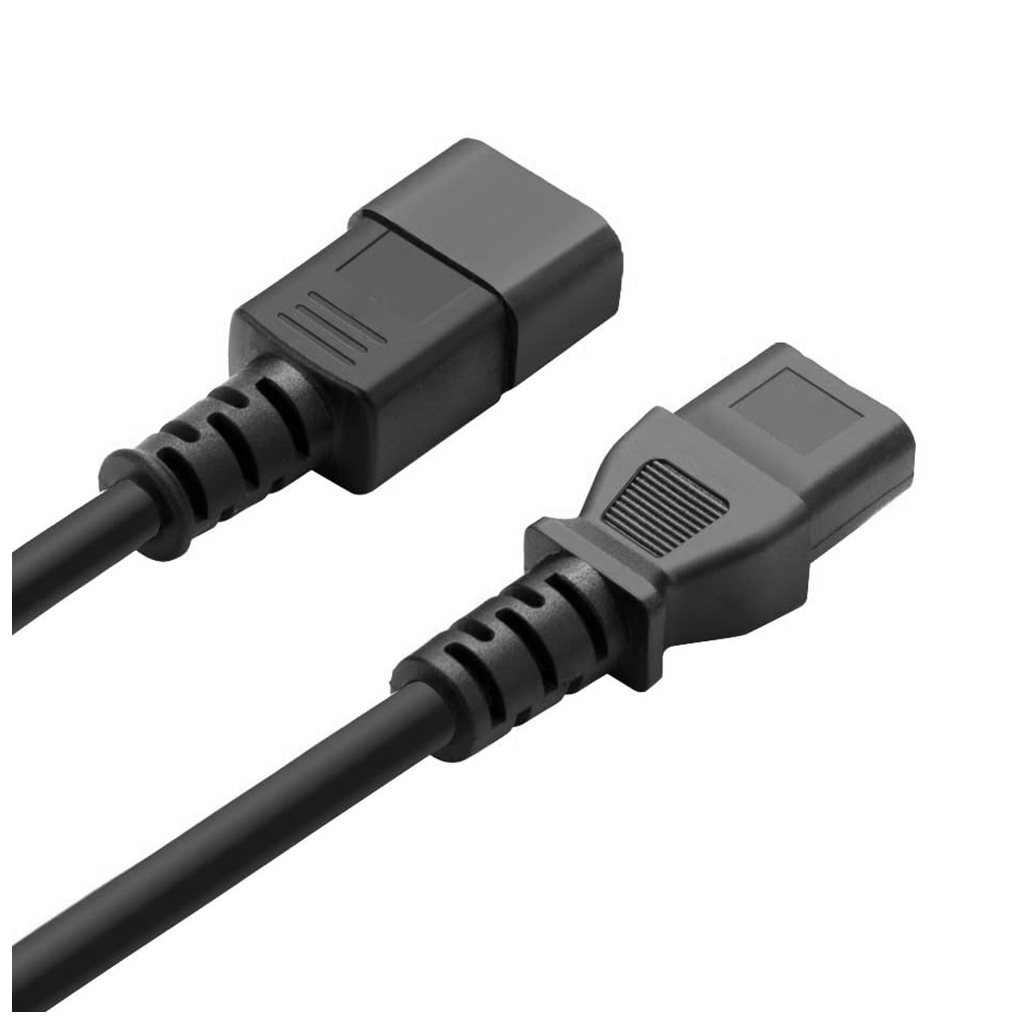 Кабель живлення C13 to C14 1.8m black ColorWay (CW-CBP087-BK) - зображення 4